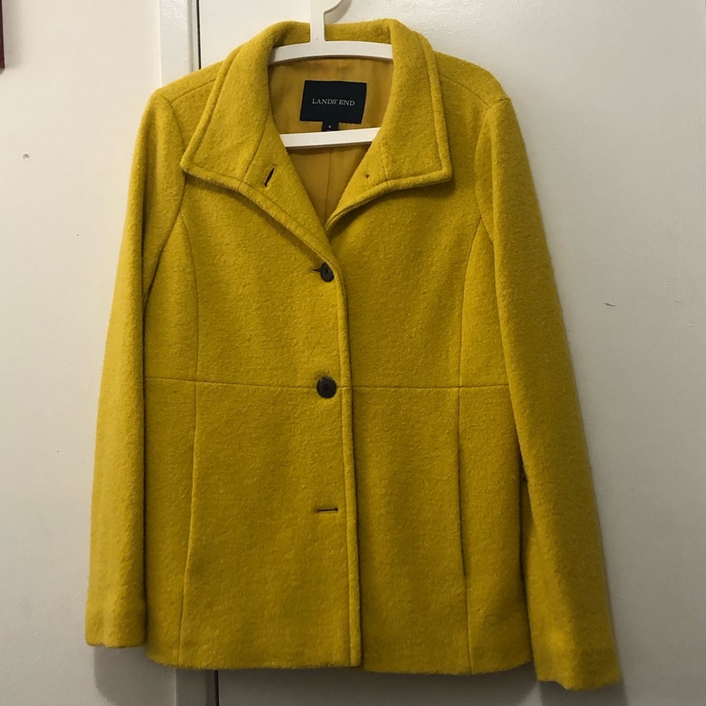 Wool Peacoat with FREE SCARF (3pcs)